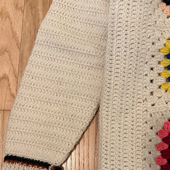 Vintage Handmade Crochet Sweater - Picture 5 of 10